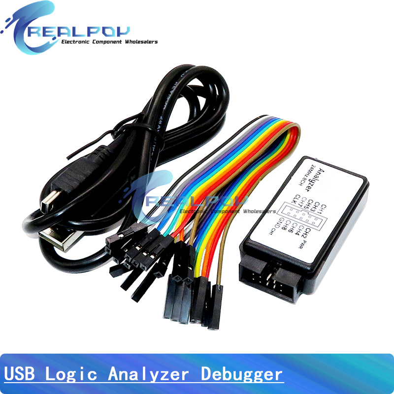 Diy Electronics Project Kit - USB Logic Analyzer 24MHz 8 Channel