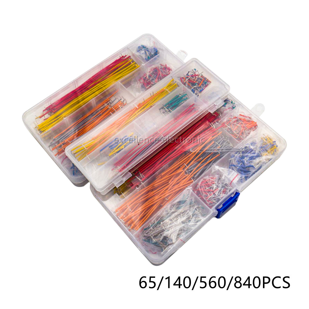 Diy Electronics Breadboard - 65/140/560/840Pcs/Box Solderless Breadboard Jumper Wires U