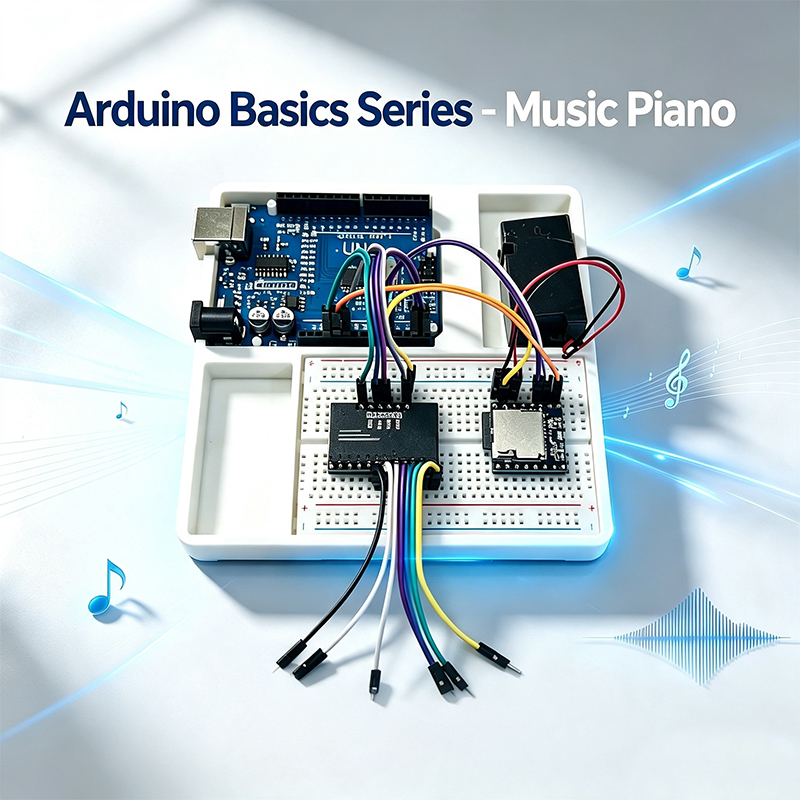 Diy Electronics Projects For Beginners - Arduino Basics Series Music Piano DIY