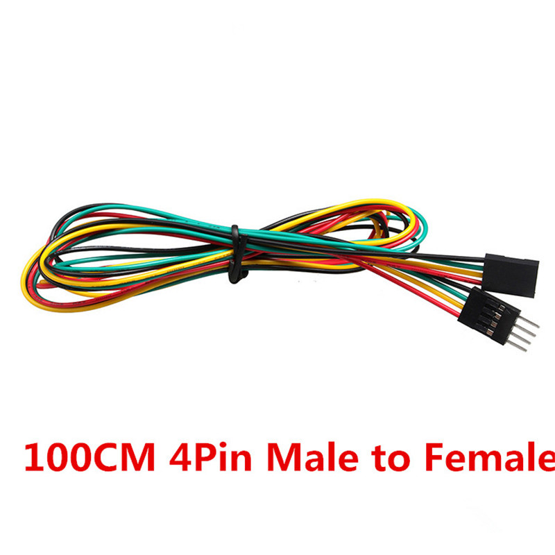 10pcs/lot 4pin 100cm M-M / M-F - Diy Electronics Breadboard 评论和价格
