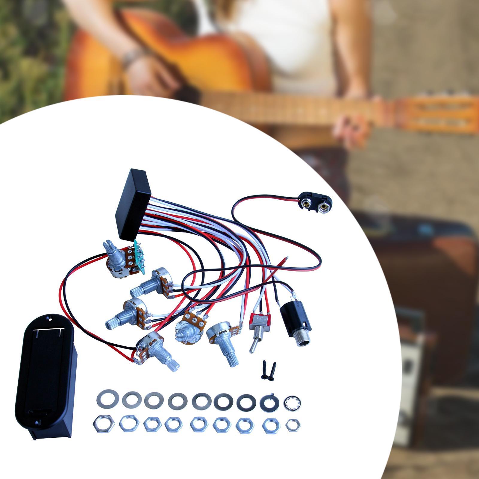 3 Band Active Passive Pickup R - Diy Guitar Electronics Kit 评论和价格