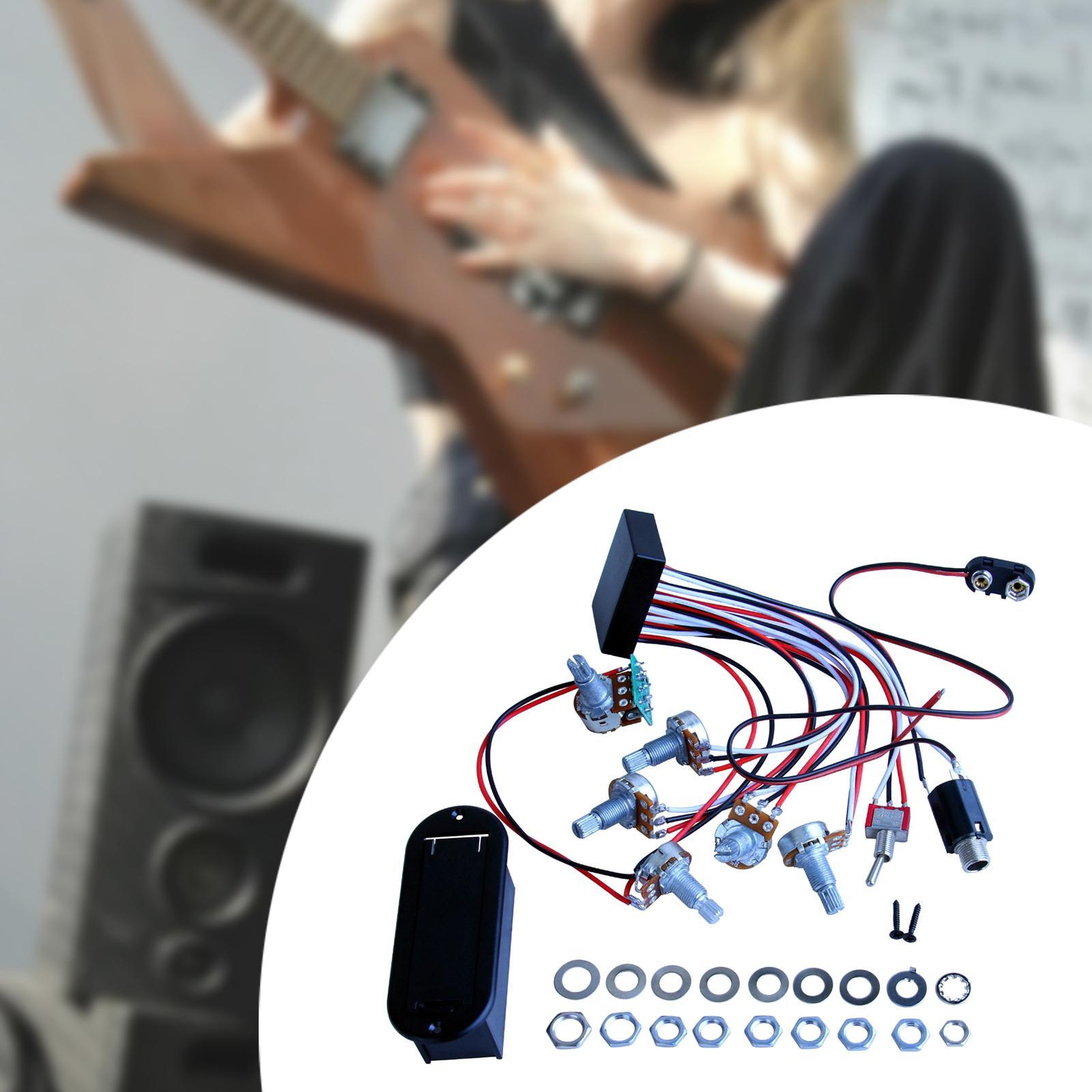3 Band Active Passive Pickup R - Diy Guitar Electronics Kit 评论和价格