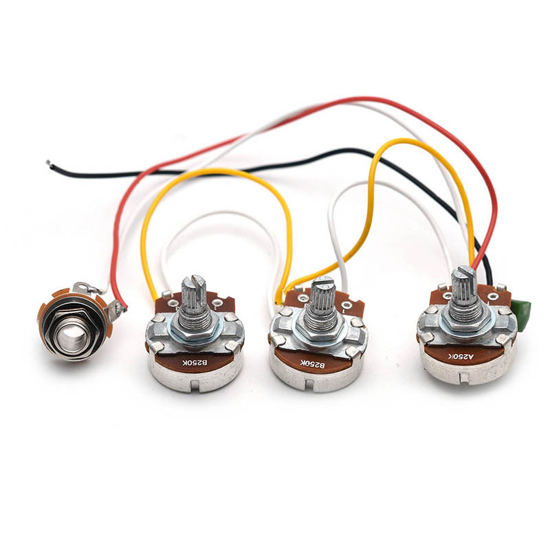 Electric Bass Wiring Harness 2 - Diy Guitar Electronics Kit 评论和价格
