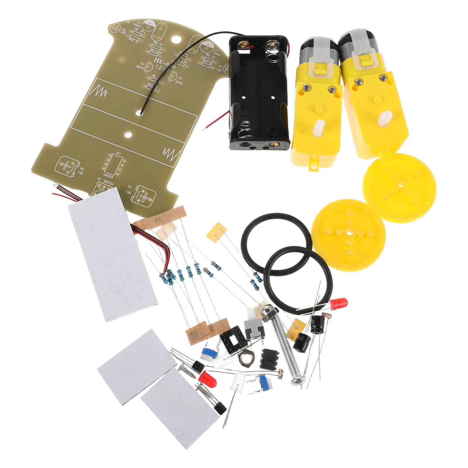 1Set Line Following Robot Car  - Diy Electronics Project Kit 评论和价格
