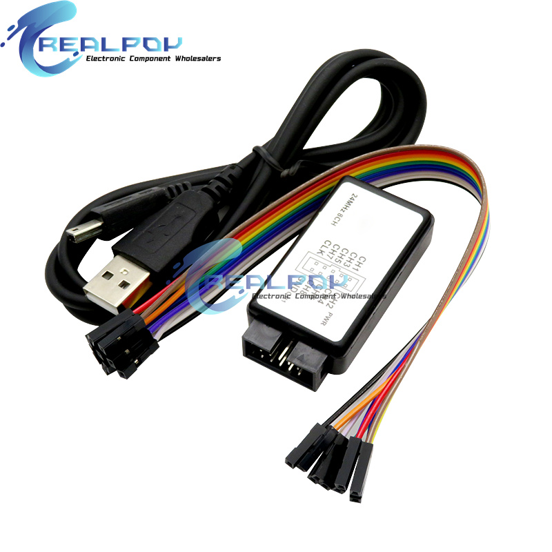 USB Logic Analyzer 24MHz 8 Cha - Diy Electronics Project Kit 评论和价格