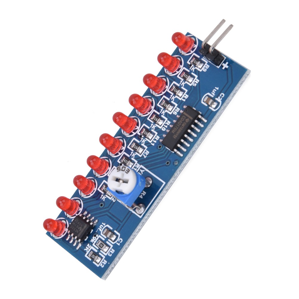 2Pcs NE555 CD4017 LED Flowing  - Diy Electronics Project Kit 评论和价格