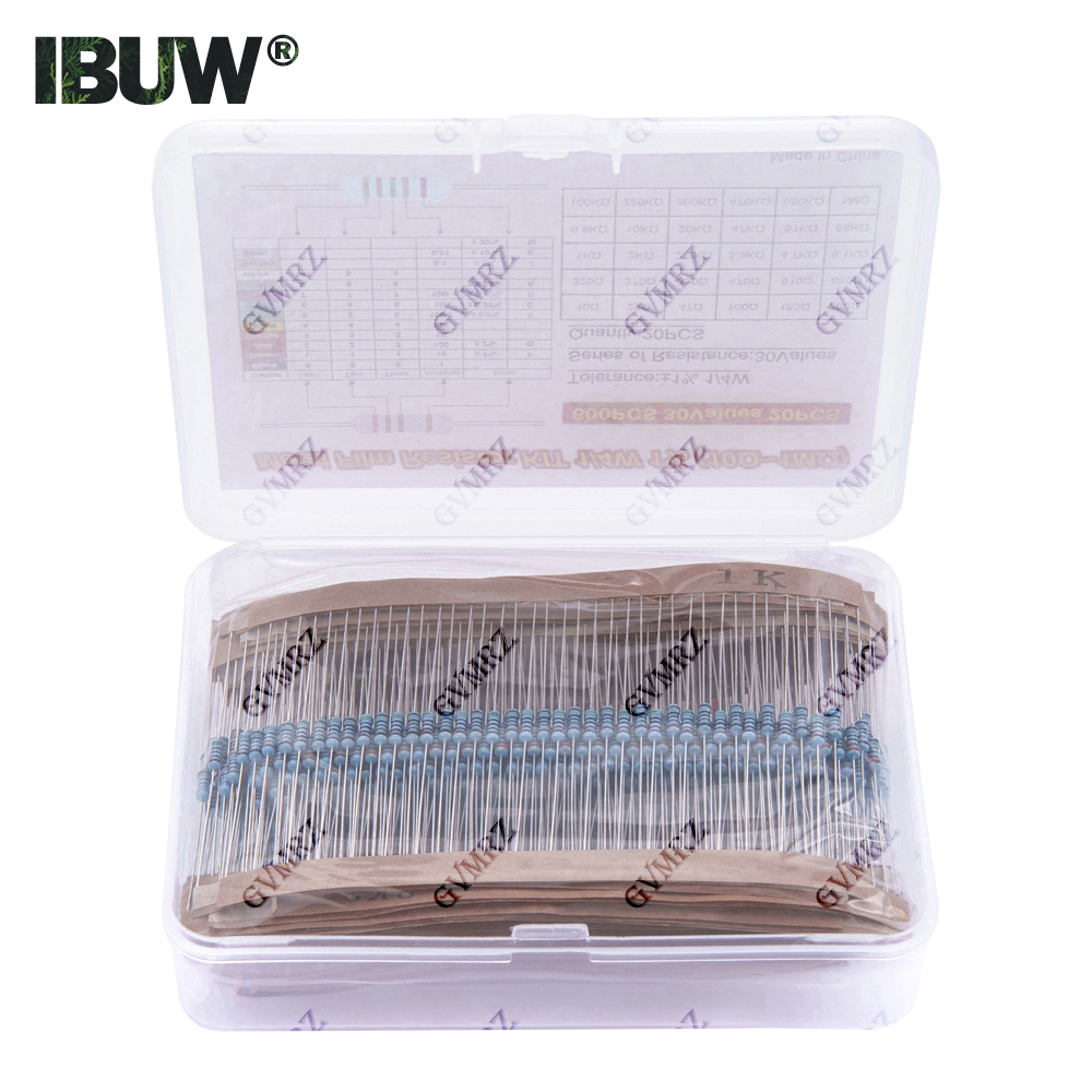 600PCS 30Values 1/4W Metal Fil - Diy Electronics Project Kit 评论和价格