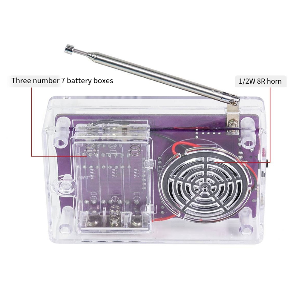 A72Z New HU-017B DIY FM Radio  - Diy Electronics Project Kit 评论和价格