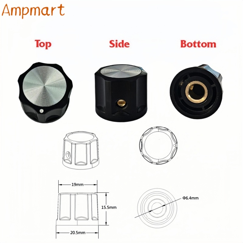 Ampmart 21x16mm Audio Control  - Diy Guitar Electronics Kit 评论和价格