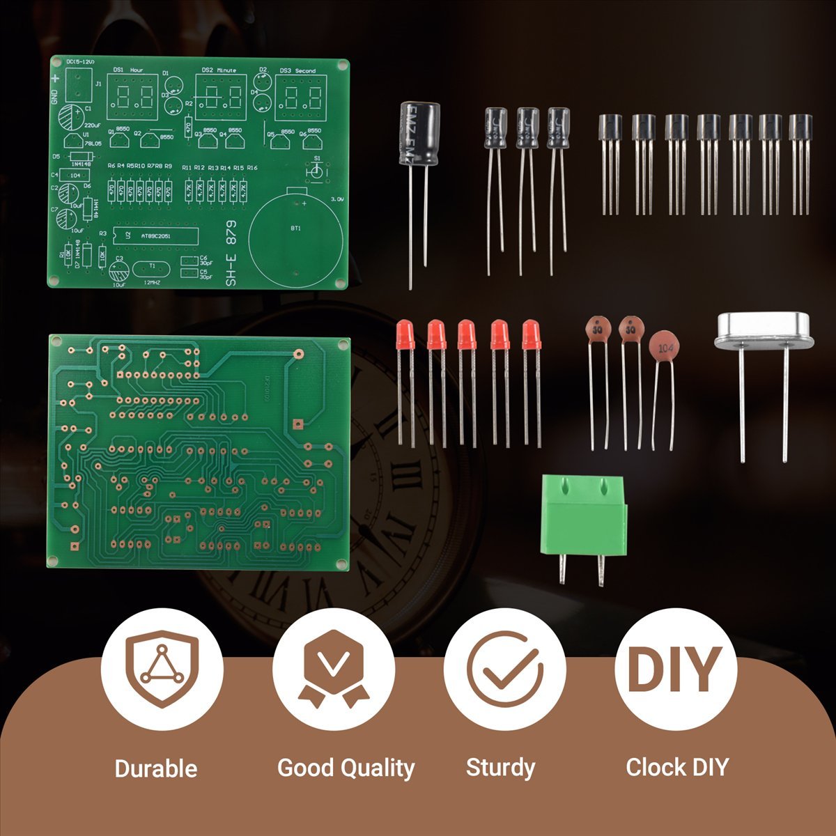 A003 AT89C2051 6 Digital LED D - Diy Electronics Flux 评论和价格