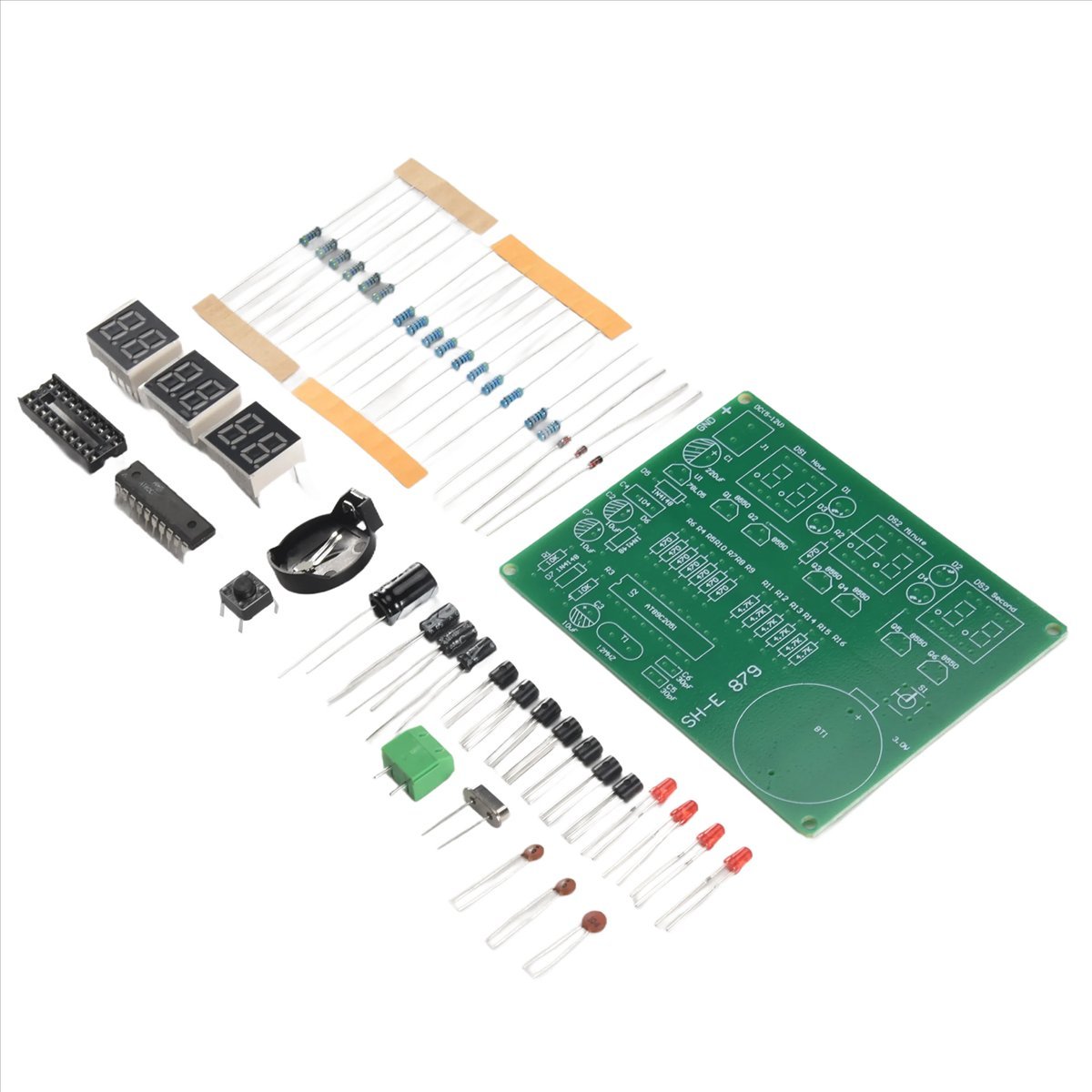 A003 AT89C2051 6 Digital LED D - Diy Electronics Flux 评论和价格