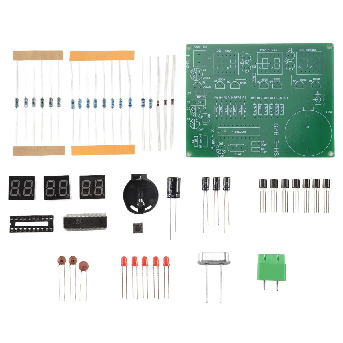 A003 AT89C2051 6 Digital LED D - Diy Electronics Flux 评论和价格