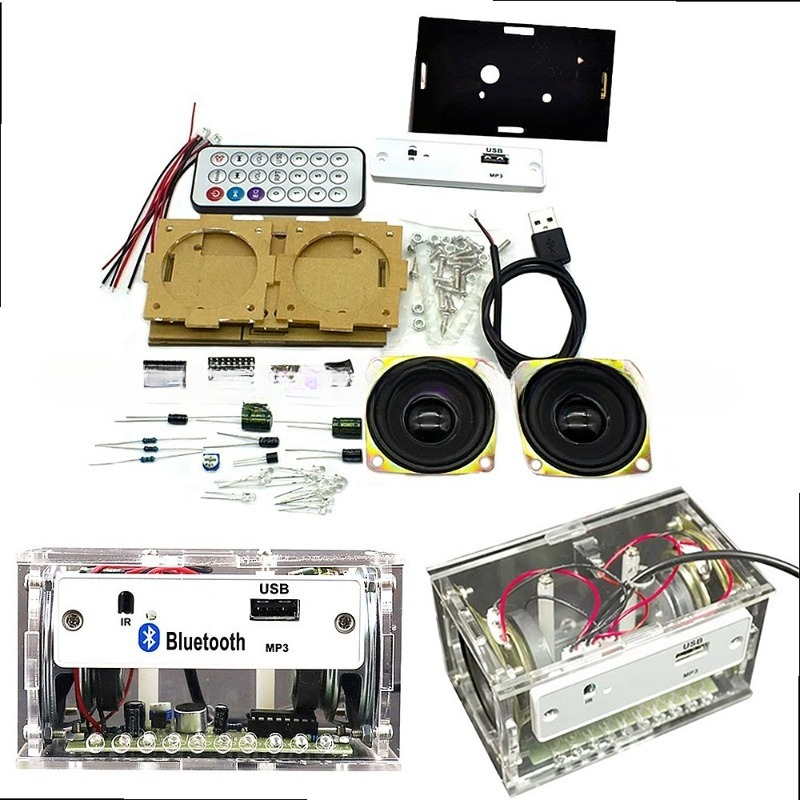 DIY Bluetooth Speaker Electron - Diy Electronics Rack 评论和价格