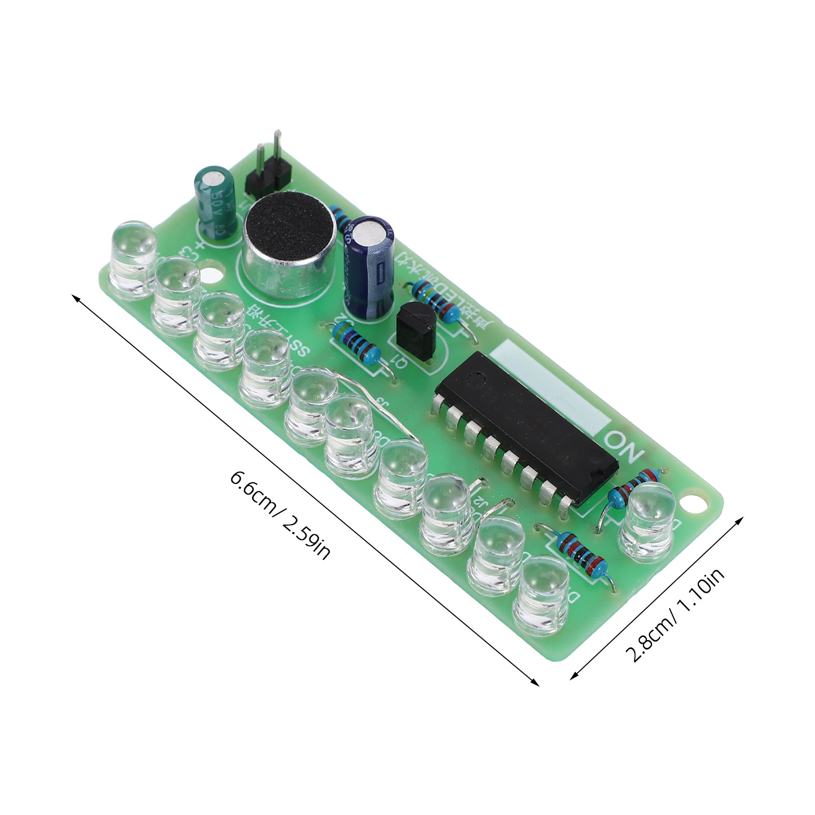 2Set Sound Controlled LED Flow - Diy Electronics Projects For Beginners 评论和价格