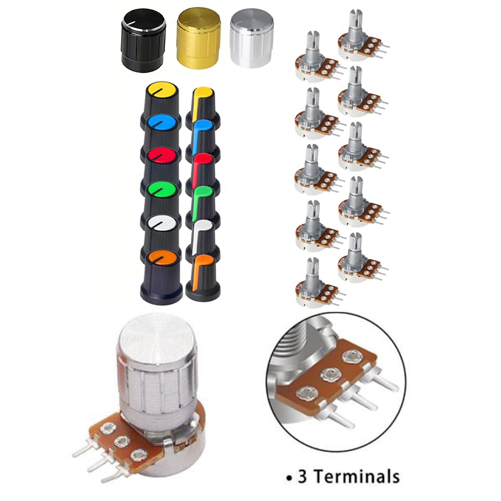 84 Piece Potentiometer Kit 1K  - Diy Guitar Electronics Kit 评论和价格