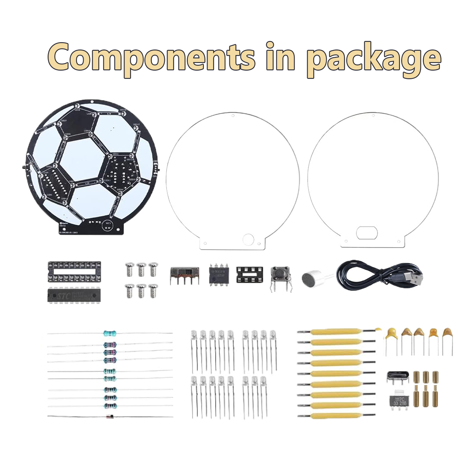 DIY Soccer Ball LED Soldering  - Diy Electronics Filament 评论和价格