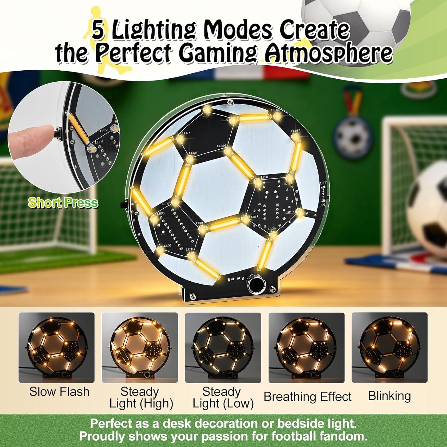 DIY Soccer Ball LED Soldering  - Diy Electronics Filament 评论和价格