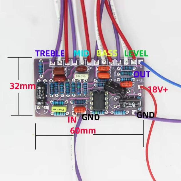 Jazz Bass Active Preamp Kit, 3 - Diy Guitar Electronics Kit 评论和价格