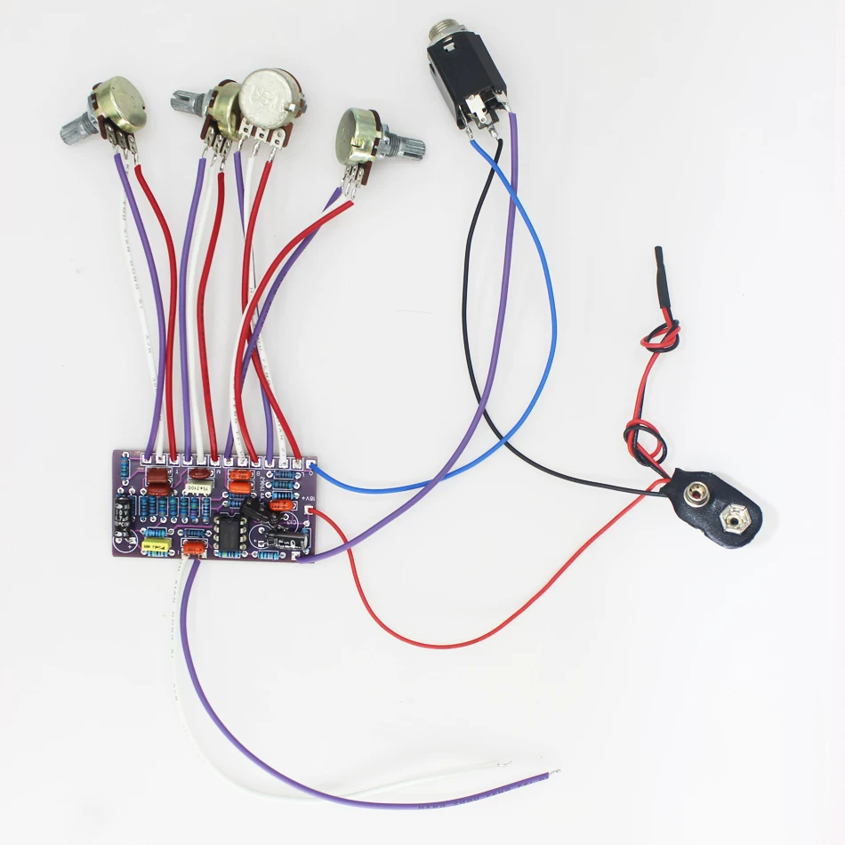 Jazz Bass Active Preamp Kit, 3 - Diy Guitar Electronics Kit 评论和价格