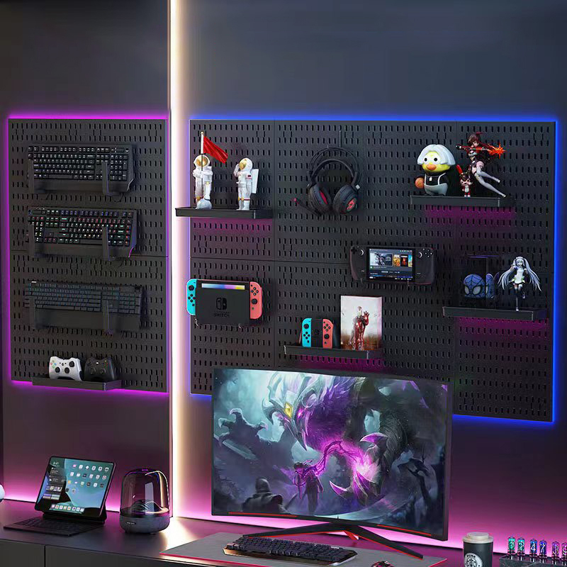 Wall-Mounted No-Punch Hole Boa - Diy Electronics Rack 评论和价格