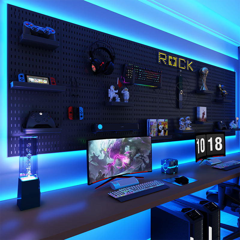 Wall-Mounted No-Punch Hole Boa - Diy Electronics Rack 评论和价格