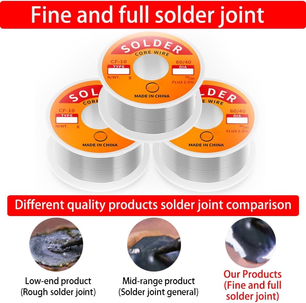 Tin Solder Wire Rosin Core 2%  - Diy Electronics Flux 评论和价格