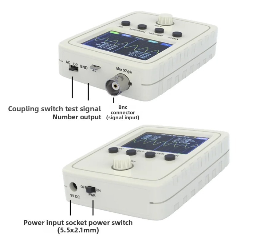 Digital Oscilloscope DIY Assem - Diy Electronics Learning Kit 评论和价格