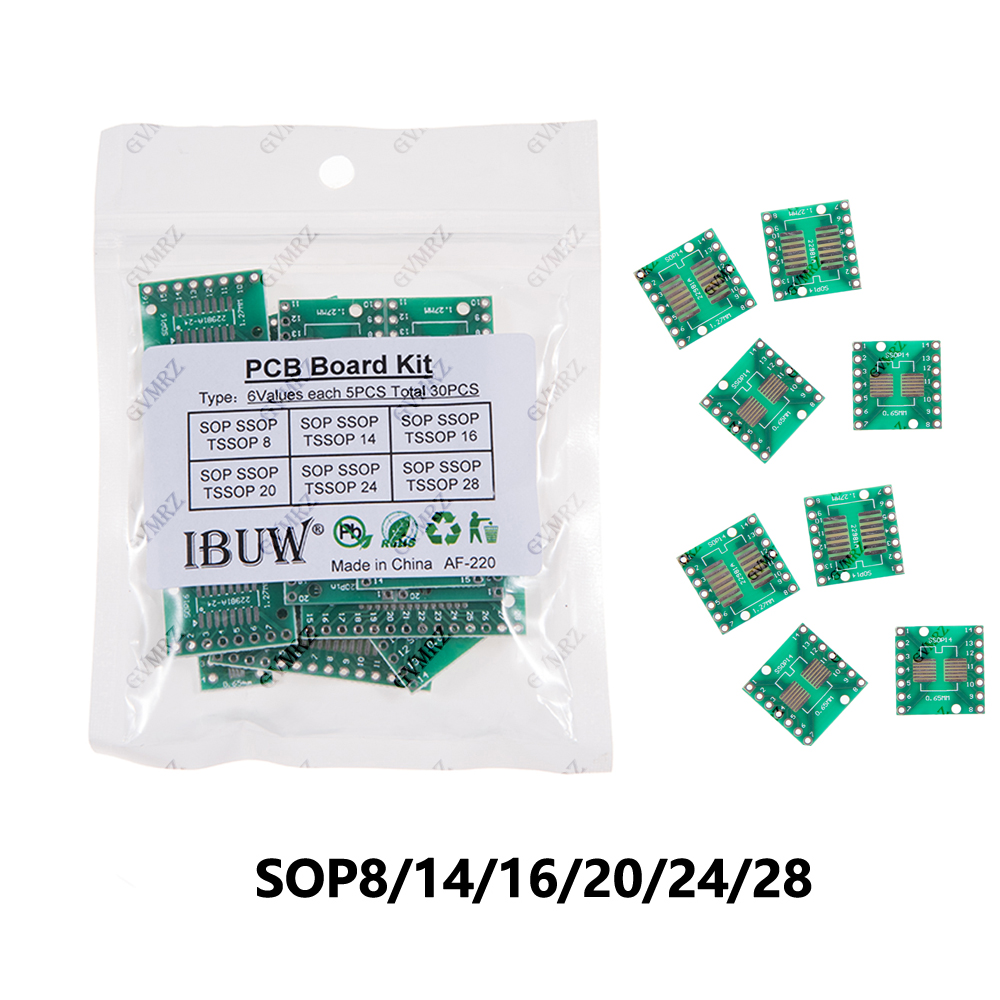 30PCS 6Values SOP SSOP TSSOP P - Diy Electronics Project Kit 评论和价格