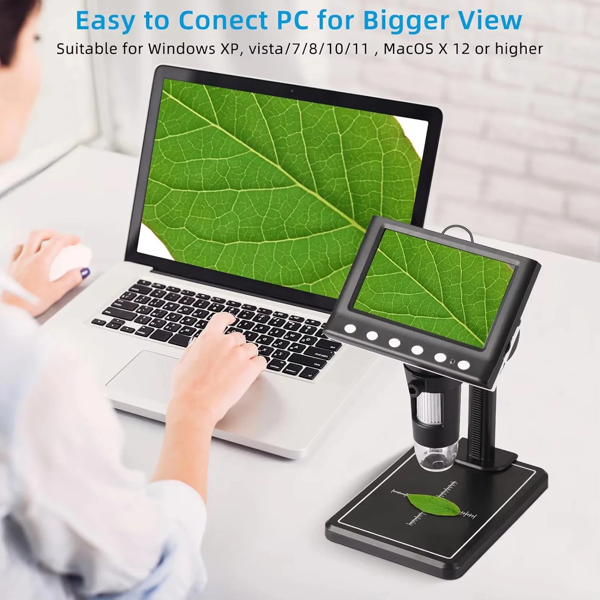 Inspection Microscope 1000x Ma - Diy Microscope For Electronics Repair 评论和价格