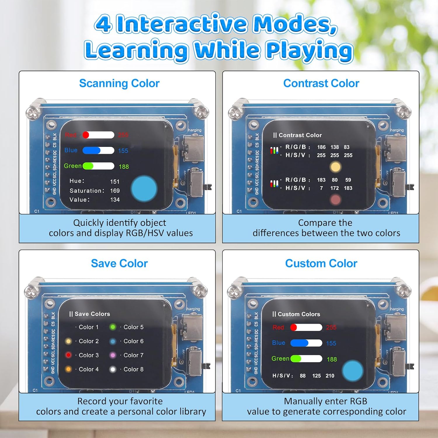 DIY Color Recognition Solderin - Diy Electronics Learning Kit 评论和价格