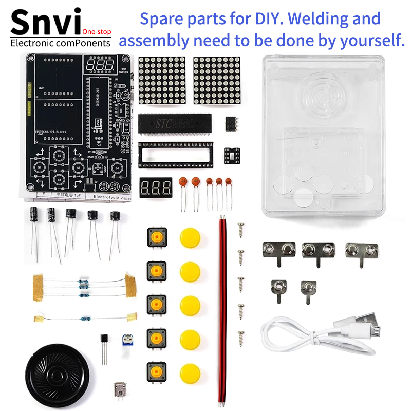 Snvi DIY Pixel Game Console Ki - Diy Electronics Learning Kit 评论和价格