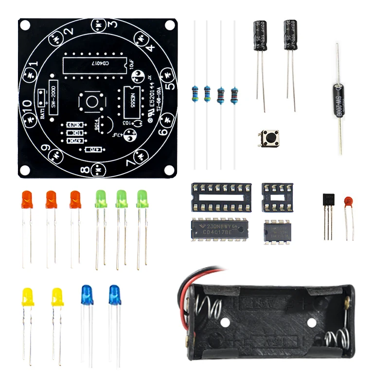 Electronic Lucky Wheel DIY Kit - Diy Electronics Projects For Beginners 评论和价格
