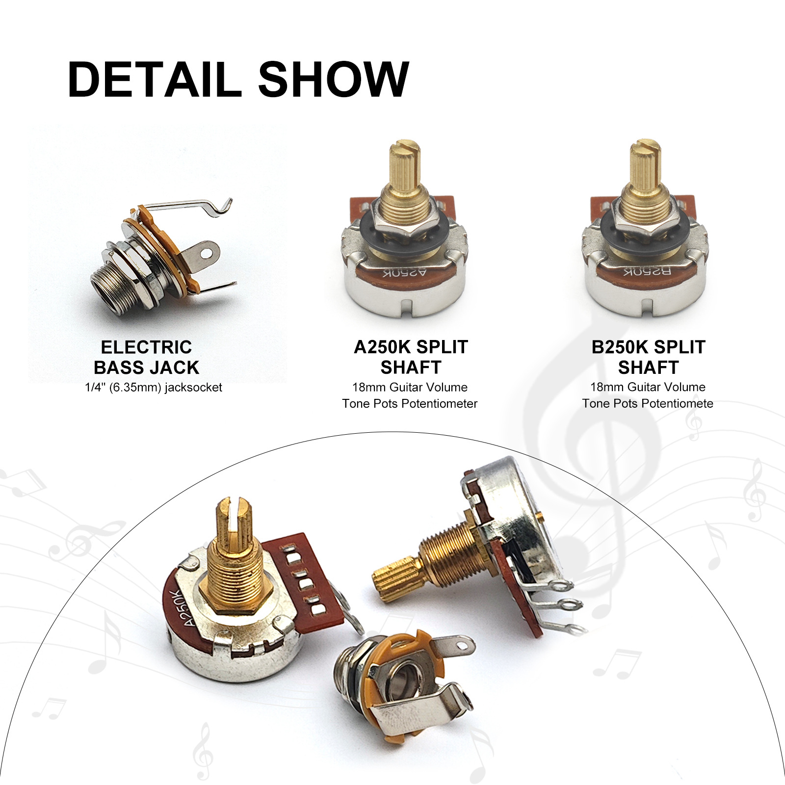 Bass DIY Wiring Harness1 Volum - Diy Guitar Electronics Kit 评论和价格